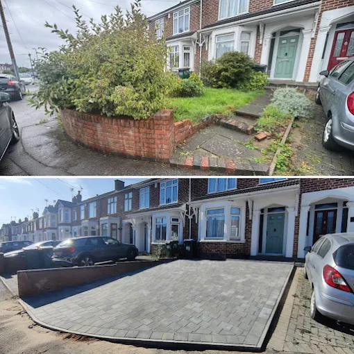 PT Paving driveway project detail